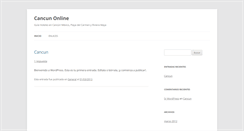 Desktop Screenshot of cancunonline.net